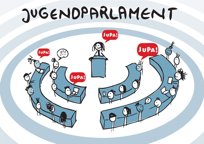 Illustration: Jugendparlament